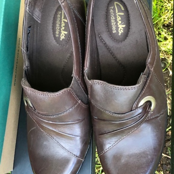 Clark’s 🆕 leather Ingalls Trance Brown Sz 7.5 W - Picture 3 of 6